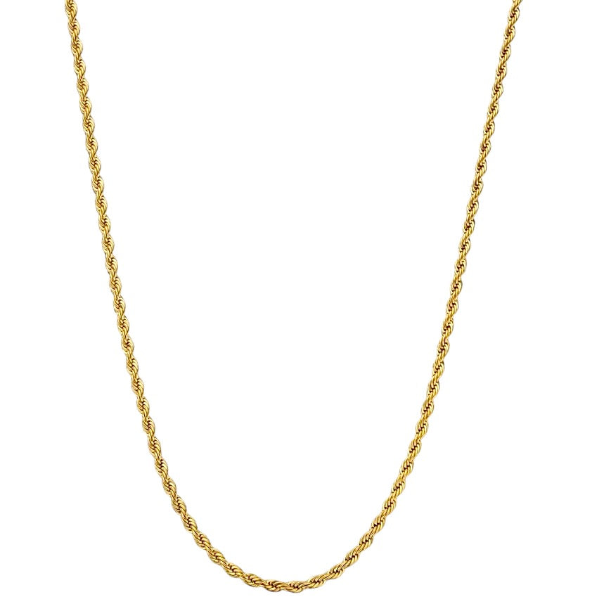 Twisted Rope Chain Small - Necklace
